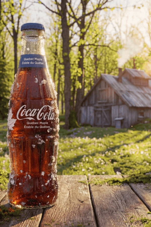 Hybrid Production Example Coca Cola Seasons - Hybrid AI Production with Real Photography